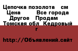 Цепочка позолота 50см › Цена ­ 50 - Все города Другое » Продам   . Томская обл.,Кедровый г.